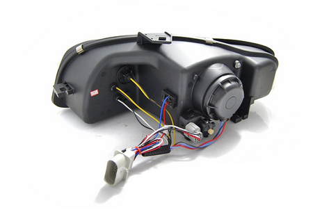 Forlygter Audi A4 B7 04-08 Led Tube Sort