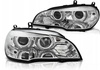 Lygter Bmw X5 E70 07-10 ringe 3d drl krom xenon