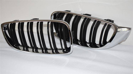 GRILL (NYRE) BMW F32 F33 F36 13- M4 SORT KROM