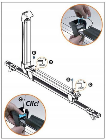 Skistativholder Skistativ 6