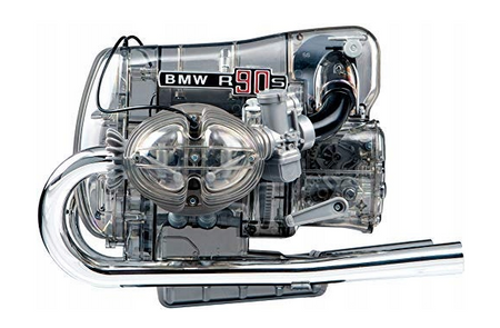 Motormodel BMW R90 S Boxer til montering