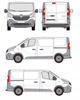 Platform tagbagagebærer til Opel Vivaro II L1H1 14->