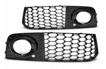 Halogenramme grill sort Audi A4 B8 RS-STYLE