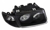 Forlygter A3 8L SORT RING