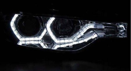 Bmw F30 F31 11-15 led krom drl xenon d1s lygter