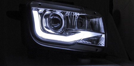Forlygter Chevrolet Camaro 09-13 Krom Led