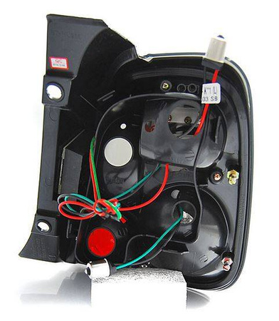 LED-baglygter Fiat 500 07- Smoke Led Ny