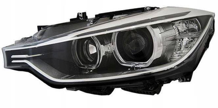 Forlygter BMW F30 F31 Angel Eyes LED Sort