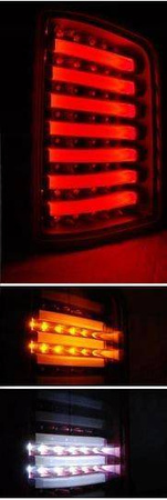 LED-baglygter VW T6 Transporter sort 03-15