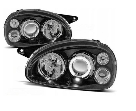 Lampe forlygter Opel Corsa B BLACK RINGI