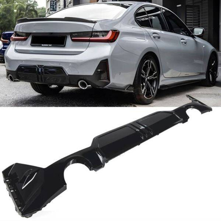DIFFUSER BMW G20 G21 LCI 7/2022 MTECH -O--O- GLOSS