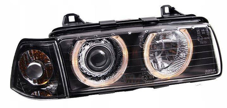 Forlygter BMW E36 BLACK Coupe / Cabrio