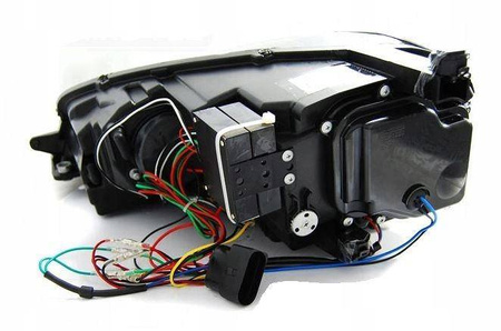 Forlygter Vw Golf VII 7 12-17 sort led drl