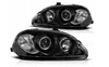 Honda Civic VI BLACK RING forlygter