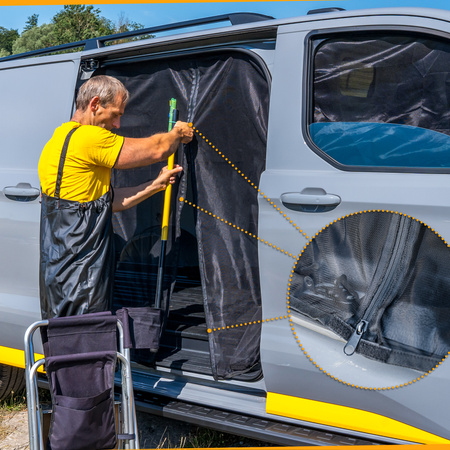 Myggenet til VW T6 sidedør 2015+