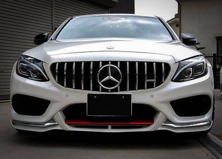 GRILL MERCEDES W205 14- GTR PANAMERICAN CHROME 360