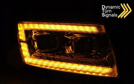 Led Tube Chrome forlygter til Vw Crafter Ii 2017-