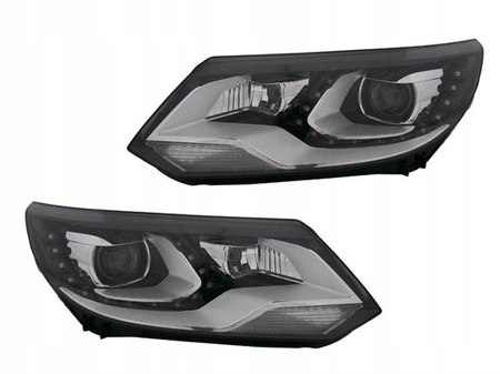 Lygter Vw Tiguan 2011- dagslys led drl sort depo