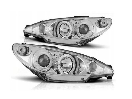 Peugeot 206 CHROM RINGI forlygter
