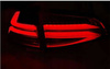 LED-lys Vw Golf VII 7 13- rød smoke led bar