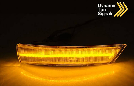 Blinklys til sidespejle nye FORD FOCUS MK2 MK3 08-17/ MONDEO MK4 10-14 SEQ LED SMOKE