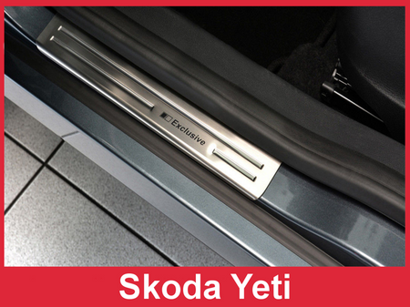 Skoda Yeti dørtrinsdæksler (stål)