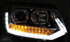 Lygter Vw T5 2010-2015 Led-rør krom T6 Look Dts