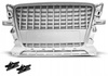 Frontgrill sport sølv til Audi Q5 2008-09.2012