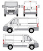 Tagplatform til bagage Opel Movano L1H1 2021-&gt