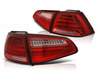 LED-lys Vw Golf VII 7 13- rød hvid led-bar