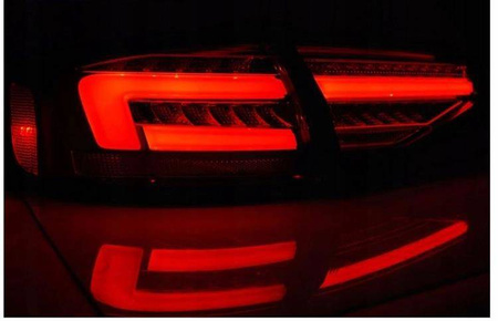 Audi A4 b8 12-15 sedan r-smoke dts LED-lamper