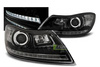 Skoda Octavia II 09-12 dagslys sorte led-lygter