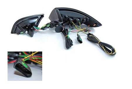 Dynamiske led-lygter til Audi A3 8p 03-08