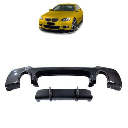 DIFFUSER BMW E92 E93 06-13 LOOK CARBON -O---O-