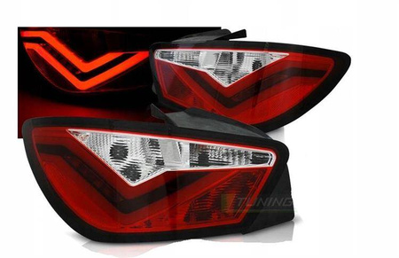 Seat Ibiza 6j 3d 08-12 røde hvide led-lygter