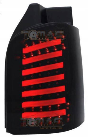 LED-baglygter VW T5 Transporter sort 03-15