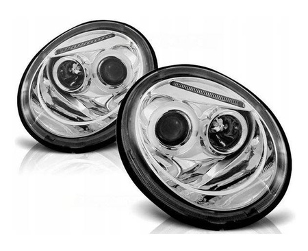 Forlygter forlygter ring krom VW New Beet