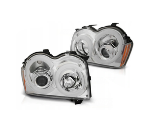 Forlygter med rørlys til Jeep Grand Cherokee 05-08