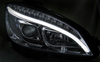 Lygter Mercedes W204 C-klasse 07-10 Krom Led Dts