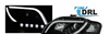 Forlygter Audi A4 B7 04-08 Tube Bl