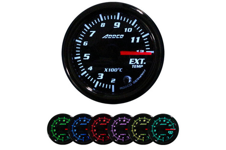 ADDCO 52 mm ur - udstødningsgastemperatur (EGT)