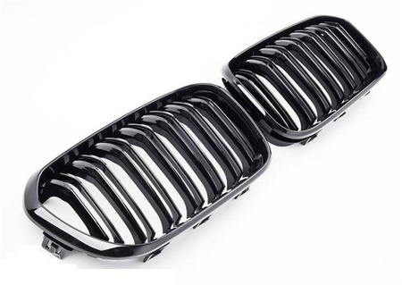GRILL (NYRE) BMW F20 F21 15- LCI SORT GLANS M1