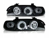 Forlygter BMW E39 sorte ringe