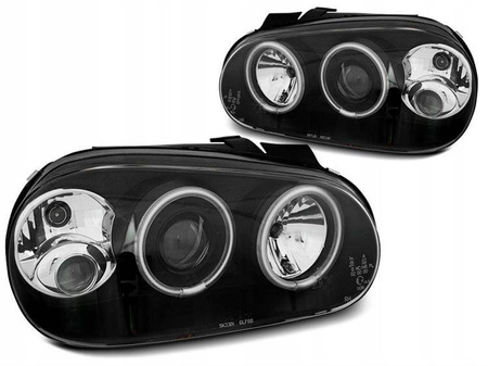 Lygter Vw Golf IV 4 97-03 ring ccfl halogen sort