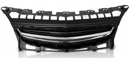 Frontgitter Opel Astra j 12-15 5d krom sort