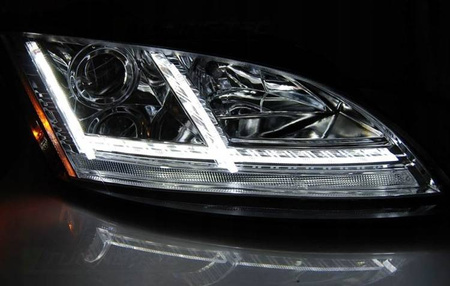 Audi Tt lygter 06-10 8j Chrome Led Drl Dts Xenon
