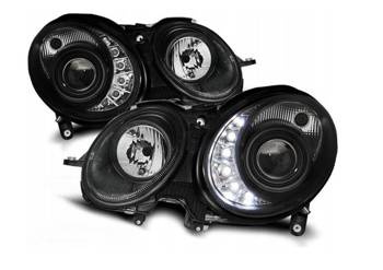 Lygter Ny Mercedes W211 E-klasse 02-06 Sort Led