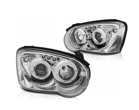 LYGTER SUBARU IMPREZA II GD 03-05 RINGI KROM LED
