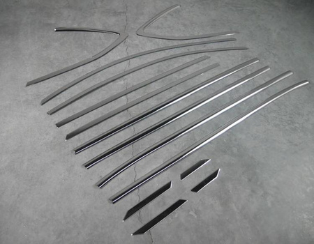 Lister rundt om sideruderne HYUNDAI TUCSON 2015-20