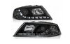 Skoda Octavia 2 II lygter 04-08 Led Sort Xenon D1s